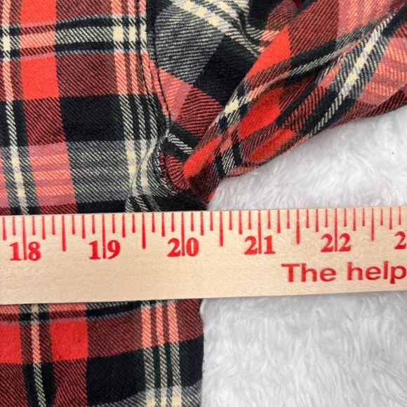 Miss Me Flannel Western Button Women S Plaid Studded Crochet Lace Cowgirl Rodeo - Picture 9 of 14